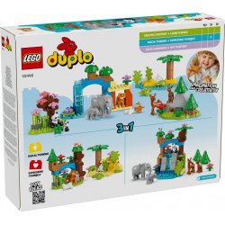 Klocki LEGO 10446 Rodziny dzikich zwierząt 3 w 1 DUPLO